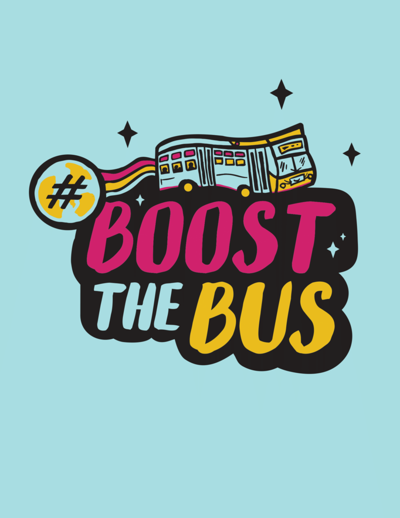 Boost the Bus graphic
