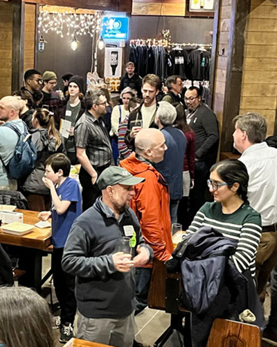 Transit advocacy event at Dual Citizen Brewing, Saint Paul